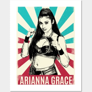 Vintage Retro Arianna Grace Posters and Art